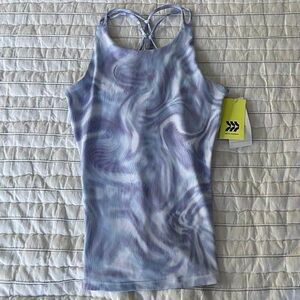 NWT All In Motion Girls Active Athletic Racerback Top Size Large 10 12 Purple